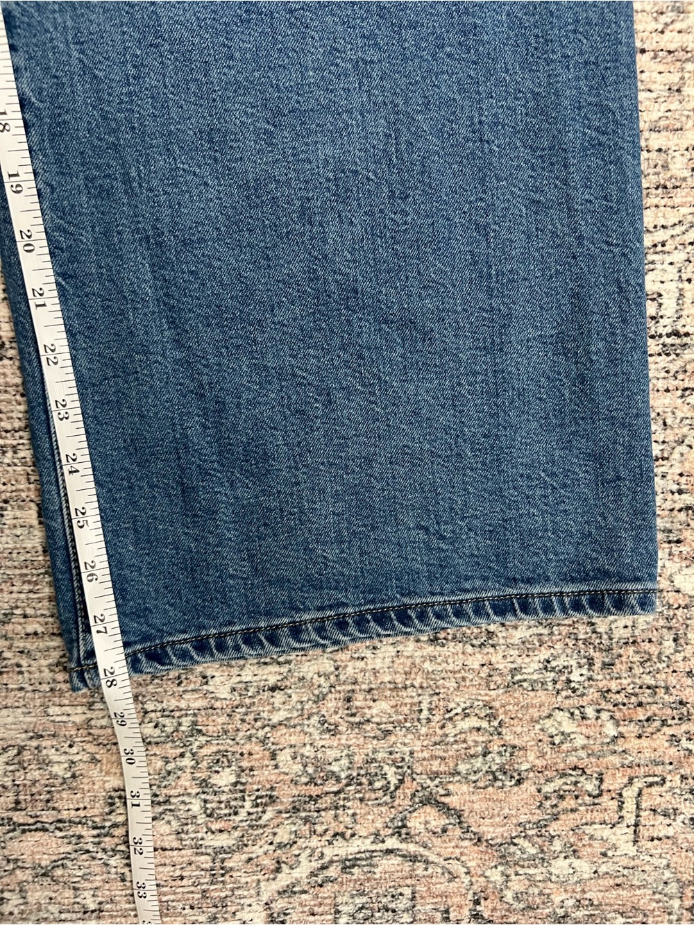 Women's Wide-Leg Denim Overalls - Blue - Picture 6 of 14
